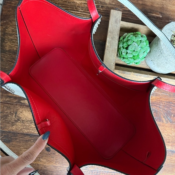 Christian Louboutin Snakeskin Large Cabarock Tote - Picture 7 of 16